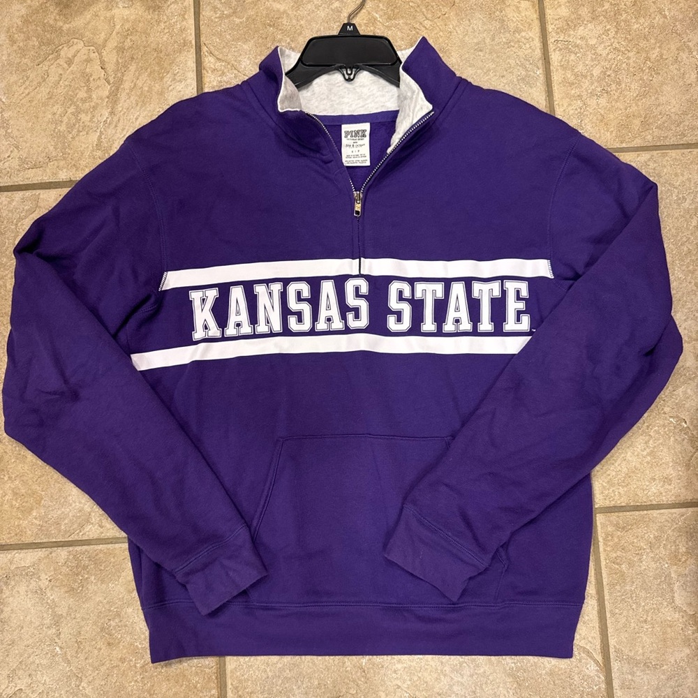 PINK Victoria's Secret Purple Kansas State Sweatshirt